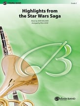 Highlights from the Star Wars Saga Concert Band sheet music cover